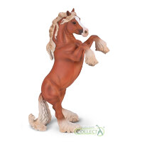 Gypsy Vanner Stute steigend, Fuchs - Deluxe Maßstab...