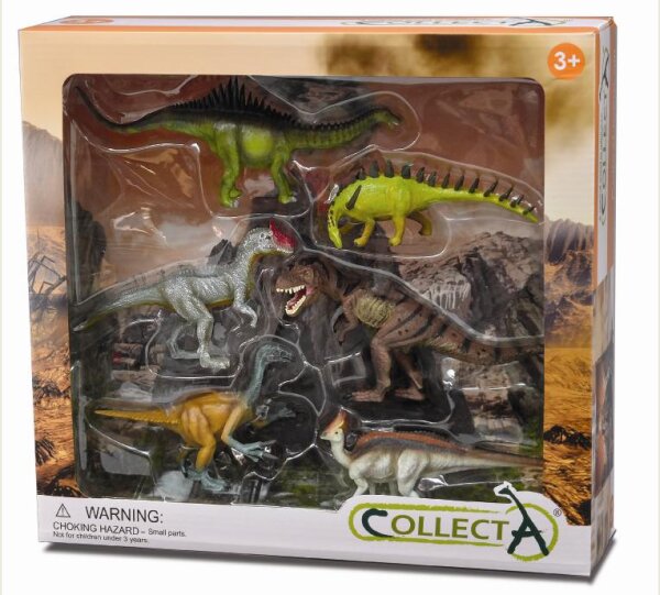 * 6 ST DINOSAURIER  WINDOW BOX