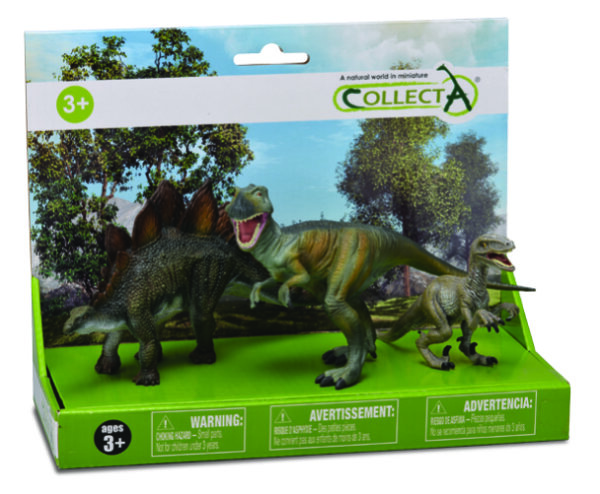 * 3 ST DINOSAURIER SET PLATFORM