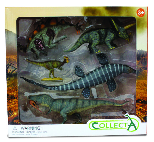 5 ST PRÄHISTORISCHES LEBEN SET WINDOW BOX