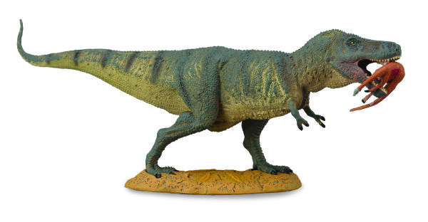 TYRANNOSAURUS REX MIT BEUTE STRUTHIOMIMUS (XL)