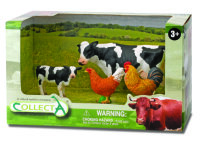 4 ST BAUERNHOF-LEBEN SET OPEN BOX