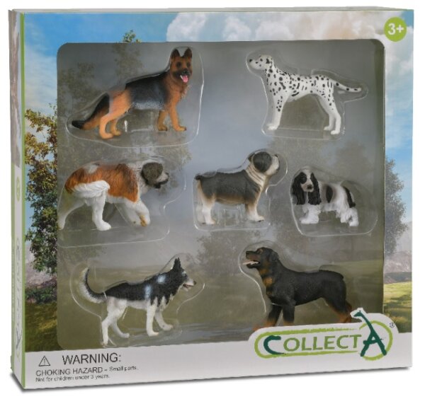 * 7 ST HUNDE SET WINDOW BOX
