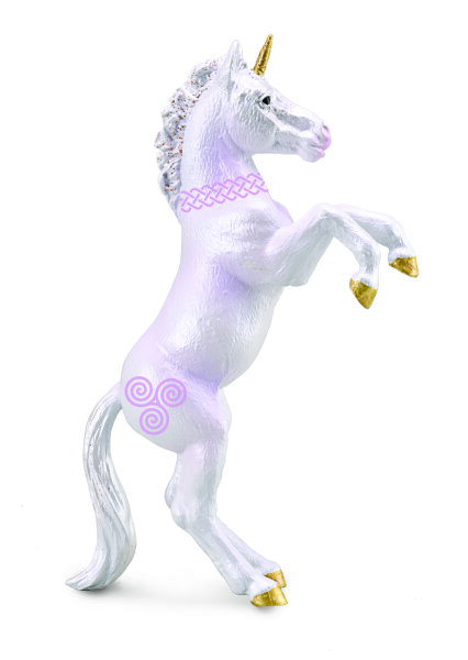 EINHORN FOHLEN - AUFBÄUMEND, PINK (M)