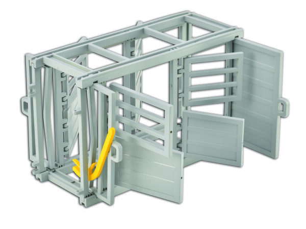VIEH-ABTRENNUNG MIT KOPFHALTERUNG UND MANNSCHLUPF