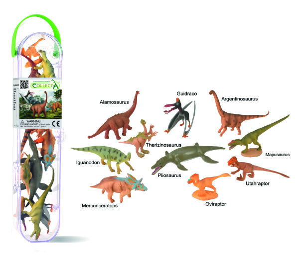 COLLECTA BOX MIT MINI DINOSAURIERN - III