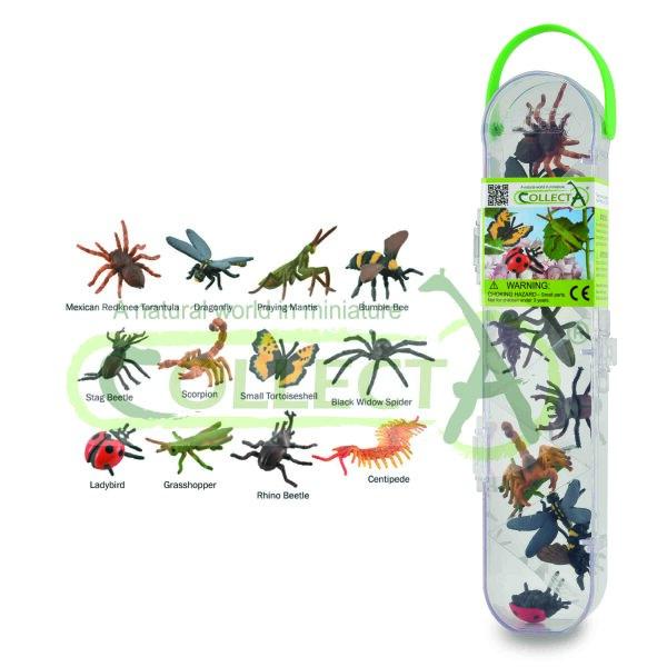 COLLECTA BOX MIT MINI INSEKTEN UND SPINNEN
